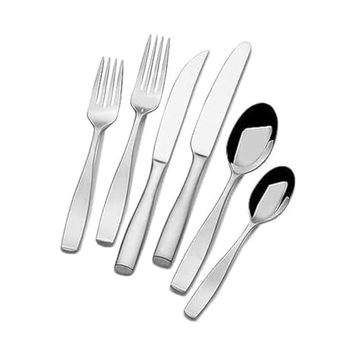 Mikasa Satin Loft 75-Piece 18/10 Stainless Steel Flatware Set with Serving Utensil Set, Service for 12