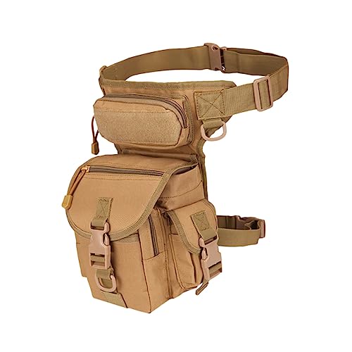 Sac de jambe étanche Abaodam en tissu Oxford kaki pour homme