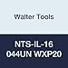 Walter Tools NTS-IL-16 044UN WXP20 Carbide NTS Threading Inserts, Internal Thread, Full Profile, American UN 60 Degree (Pack of 10)