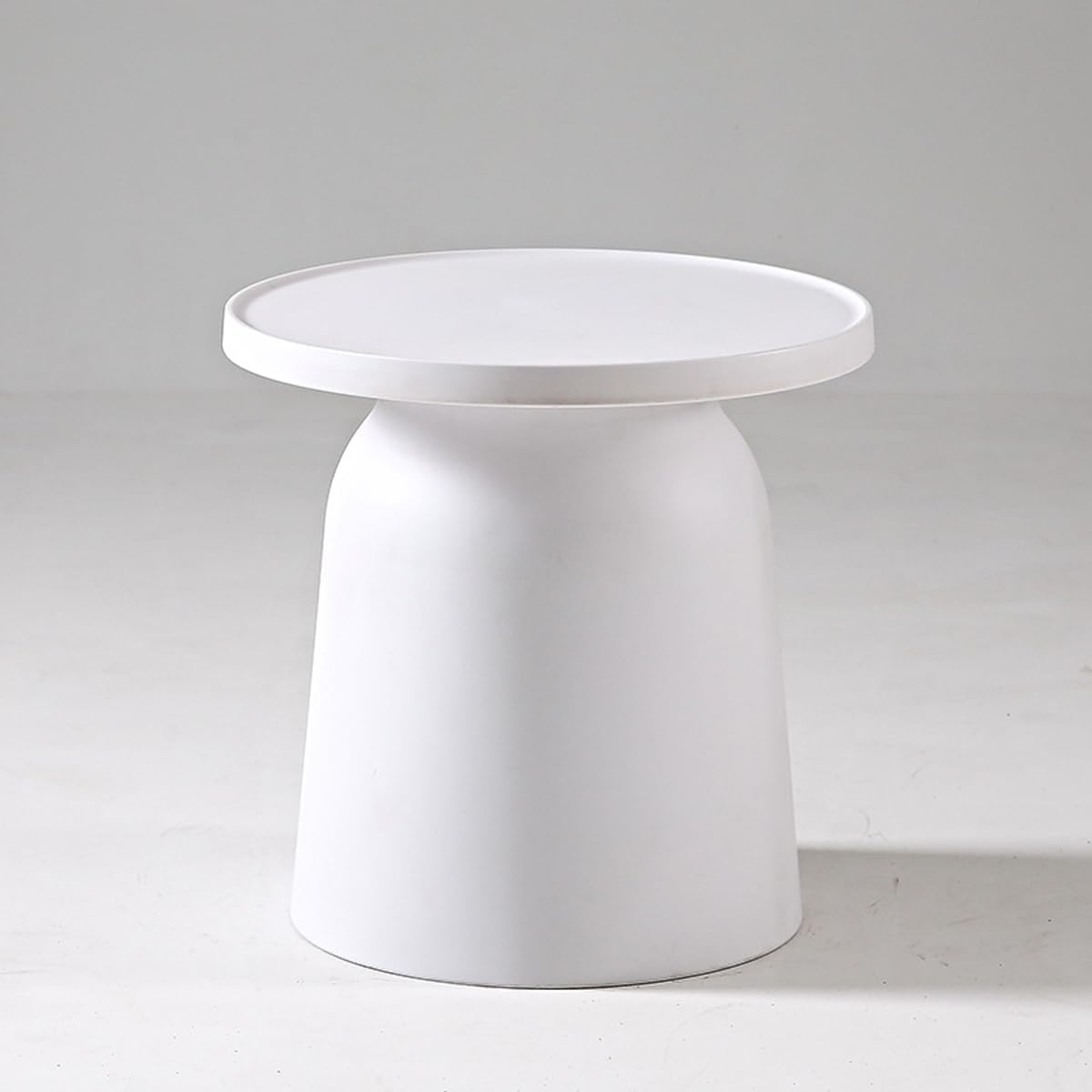 Multifunctional Coffee Table Bedroom Bedside Table Modern Corner Table Round Coffee Table for Living Room Meeting Room Study(Size:47x47cm,Color:Black)