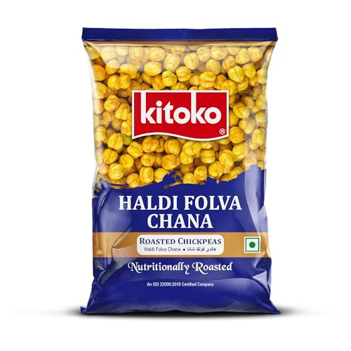 Image of Kitoko Haldi Roasted Salted Chana without Skin 500gm, Bhuna Chana
