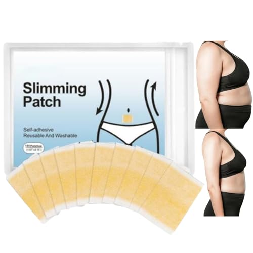 Slim Patch | 10 Parches Moldeadores | Parches Autoadhesivos para Uso Diario Dormir Hogar Chicas | Reducción Abdomen Vientre Pérdida Peso Grasa Abdominal