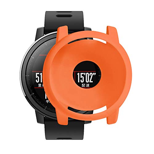 Consejos para Comprar xiaomi amazfit stratos del mes. 47 Senter Compatible con Huami Amazfit 2 Amazfit Stratos Pace 2 Case,TPU Ultra Slim Case Premium Hybrid Protective Clear Case para Xiaomi Huami Amazfit 2 Amazfit Stratos Pace 2