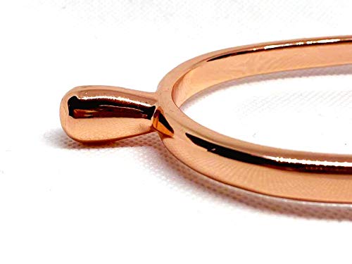 Virginia Saddlery Rose Gold English Spurs Rounded Knob #TOP2