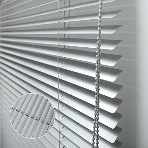 SHUITUKOUU Aluminium Venetian Blinds,Aluminum Mini Blinds Horizontal Window Blinds, Anti-UV Waterproof Light Adjustment Metal Blinds for Windows And Home,W100xH150cm/40x59in