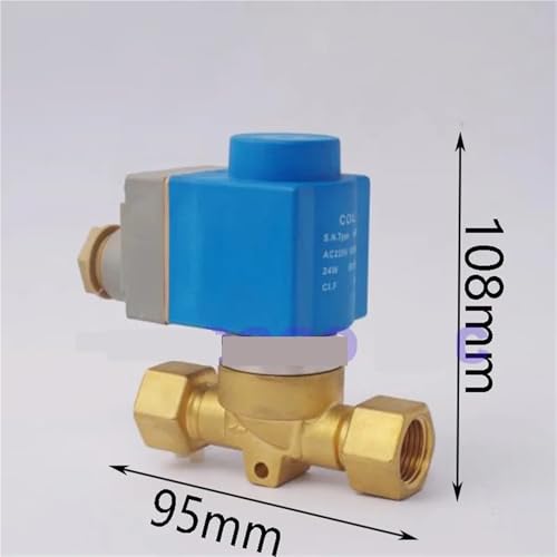 Électrovanne CO2 90 Bars 1/2 BSP vanne en laiton haute pression DC24V