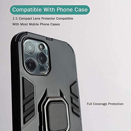 Image of Mizi Camera Screen Cover Back Lens Protector Guard for iPhone 12 Pro 6.1 inch [Anti-Scratch] [Bubble Free] [Case Friendly] - With Installation Kit