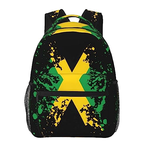 bqsjduidnc Mochila ligera con la bandera de Jamaica para senderismo, camping, viajes, mochila ligera para mujeres y hombres, Jamaican-a5, Talla única