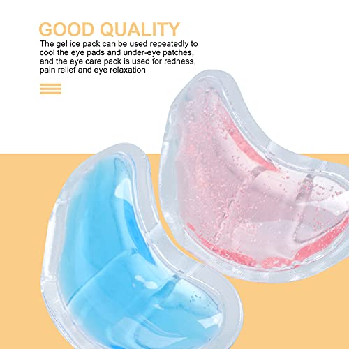 Minkissy 5Pcs Herbruikbare Eye Gel Ice Pack Voor Koeling Of Warming Ogen En Gezicht Eye Behandeling Verlichten… - Image 5