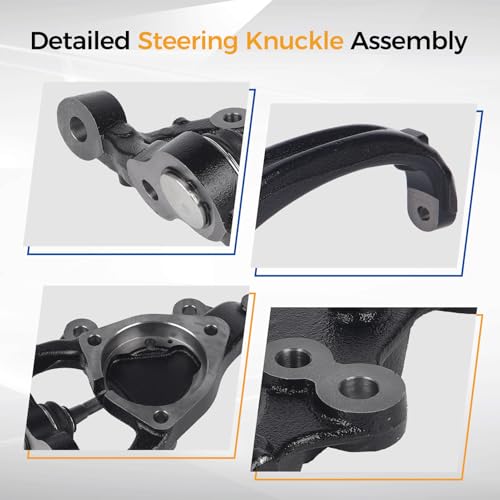 PAROD 698298 Front Right Steering Knuckle Assembly Fit for [RWD Only] 2012-2021 Chrysler 300, Dodge Challenger, Charger, Passenger Side, # 5168420AF by PAROD - Image 3
