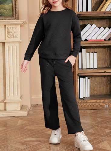 blibean Teen Girls Pant Sets Comfy Knit Clothes Outfits Fall Clothing Size 4-13 Years2