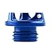 HDDTW Bouchons Gaz Décoratifs en Alliage Bouchon De Remplissage D'huile Moteur De Moto Unique pour Ducati Multistrada 1200 1200S Street Fighter 848 Series Les Kits Les (Couleur : Bleu)