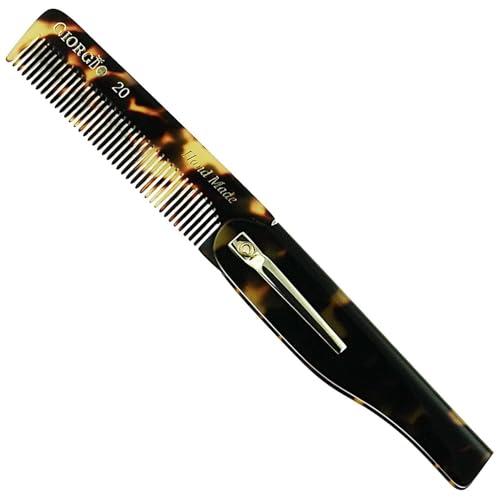 Peine plegable Giorgio G20 para barba y bigote 6.5 pulg miniatura 1