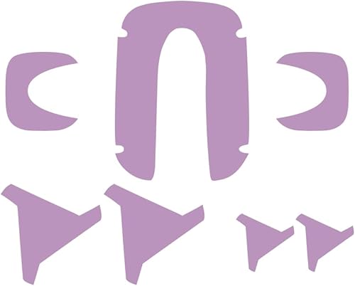 Miniatura 5 de IPG Para Vector Robot Face Screen Guard Decoración KIT Incluye Ruedas y Cuerpo Set 7 Unidades Calcomanías con 2 Unidades Protector de Pantalla (Lila)