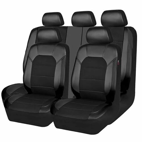 CMQISHAN Fundas Asientos Coche para Citroen C4 I 2004 2005 2006 2007 2008 2009 2010 2011, 9 Piezas Delanteros y Traseros Juegos de Cubreasientos Protección, Funda Asiento Coche, Accesorios Coche