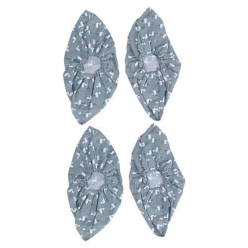 PRETYZOOM 2 Pairs Thickened Anti-slip Shoe Cover Covers Protector Indoors Slippers for Women Wear Washable Shoes Cover Feet Floor Shoe Cover Reusable Shoes Cover Nonslip Sneaker Cover Green