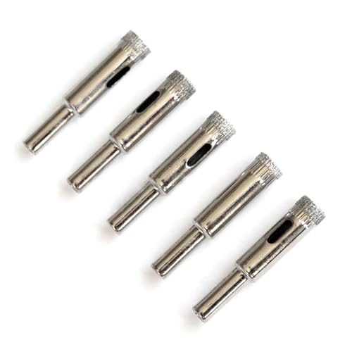 Juego de 5 fresas diamantadas de 10mm y vástago de 6mm miniatura 1