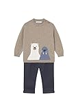 Mayoral Conjunto pantalon y jersey animal bebe niño (6-24MESES) (46NOCHE, 24MESES/92CM)
