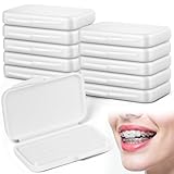 AUYAO 10 Boîtes Cire Orthodontique, 50 Bandes de Cire pour Accolades avec Outil de Coupe,...