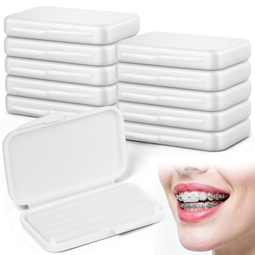 AUYAO Cera Ortodoncia Brackets, 10 Caja Cera Dental para Ortodoncia, Cera de Ortodoncia, Cera Dientes para Ortodoncia Brace Wearer