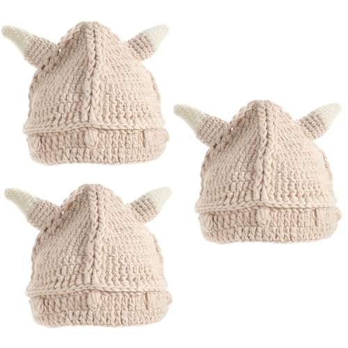Chapeau unisexe amusante SOIMISS 3 pièces bonnet chaud créatif