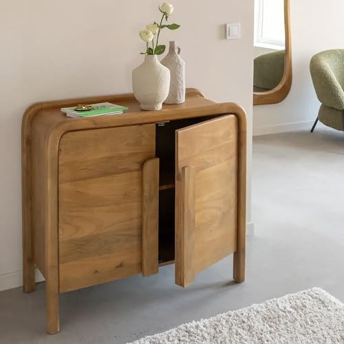 Image of The Attic Elfwood Classic Sideboard, Wooden Sideboard Cabinet, Crockery Cabinet