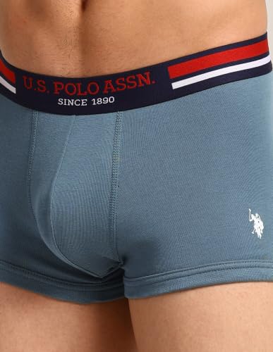 Image of U.S. Polo ASSN. Mens I641 Anti Microbial Essential Boxer Underwear Brief -Pack of 2
