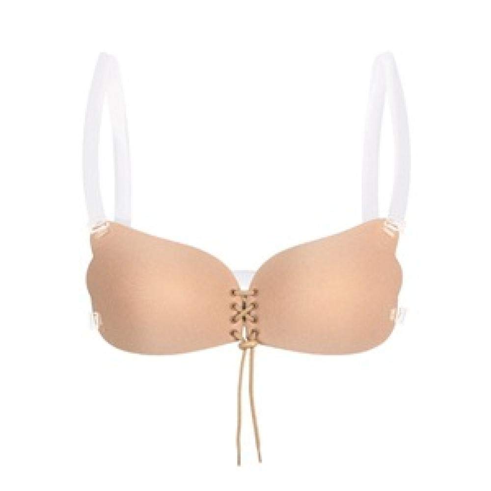 BLOMDE Soutien-Gorge Soutien-Gorge en Silicone Invisible pour Femmes De Grande Taille E F Cup