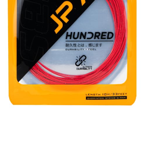 Image of Hundred JP 70 Badminton String | Versatile Power & Control | Durable Synthetic Gut | Comfortable Shock Absorption | Reliable Tension & Playability