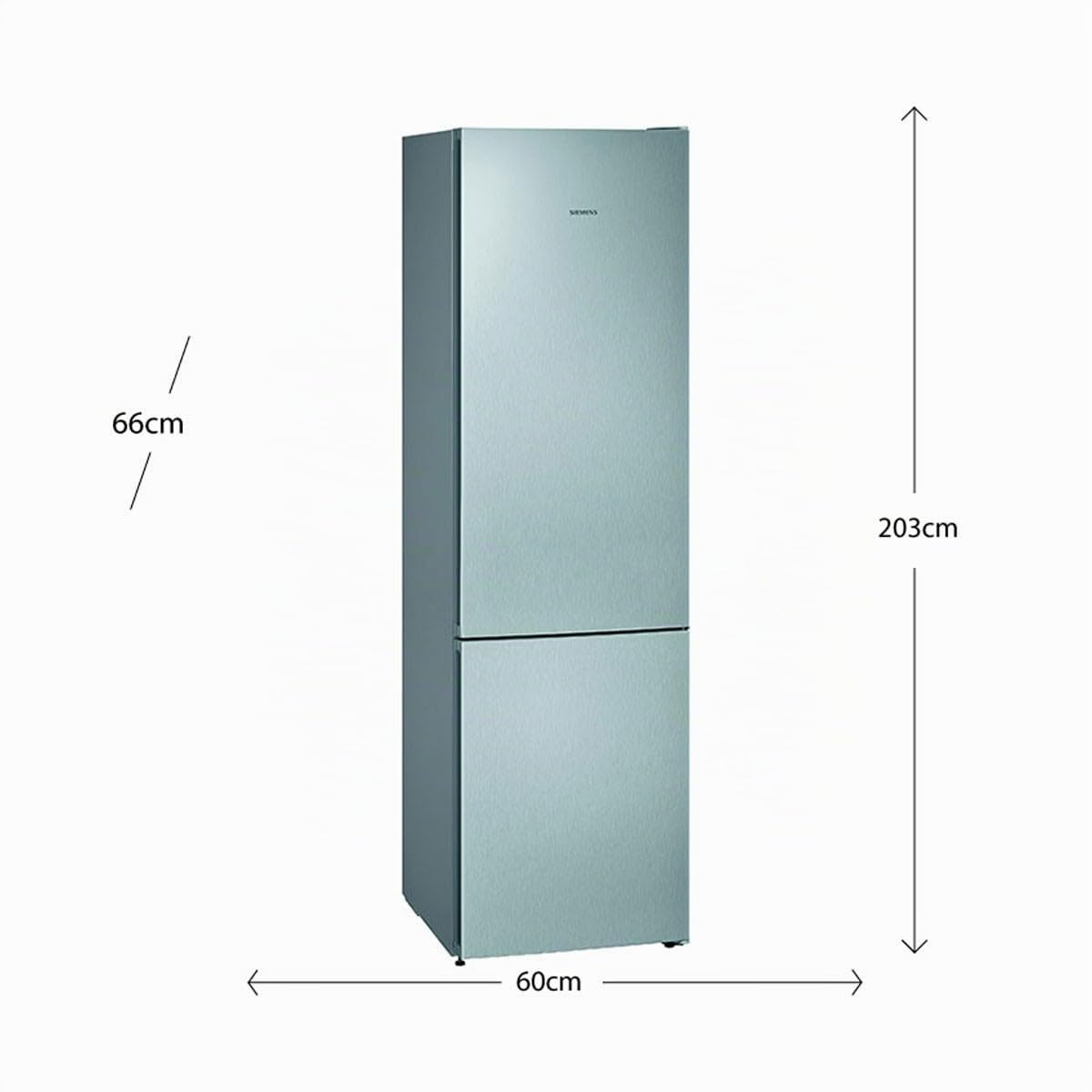 SIEMENS Combi INOX, A+++, 203 X 60 Cm