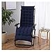 SimidunEUR Cojín para Tumbona de Jardín, Cojines de Asiento, Almohadilla Relajante de Sillón Reclinable Lounge (sin Silla),Armada,53 * 155 CM