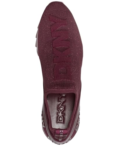 Image of DKNY Women's Abbi Knit Slip on Sneaker with Logo
