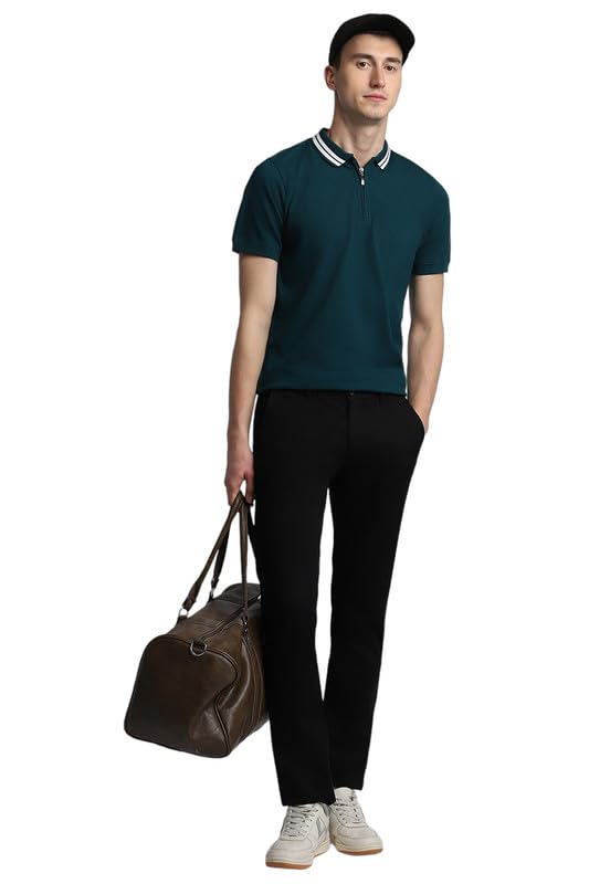 Image of Dennis Lingo Men's Cotton Slim Fit Polo T-Shirt