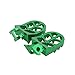 AnXin Foot Pegs Pedals Rest Footpegs CNC For KX125 KX250 1997-2001 1997 1998 1999 2000 2001 Motorcycle Dirt Pit Bike Green