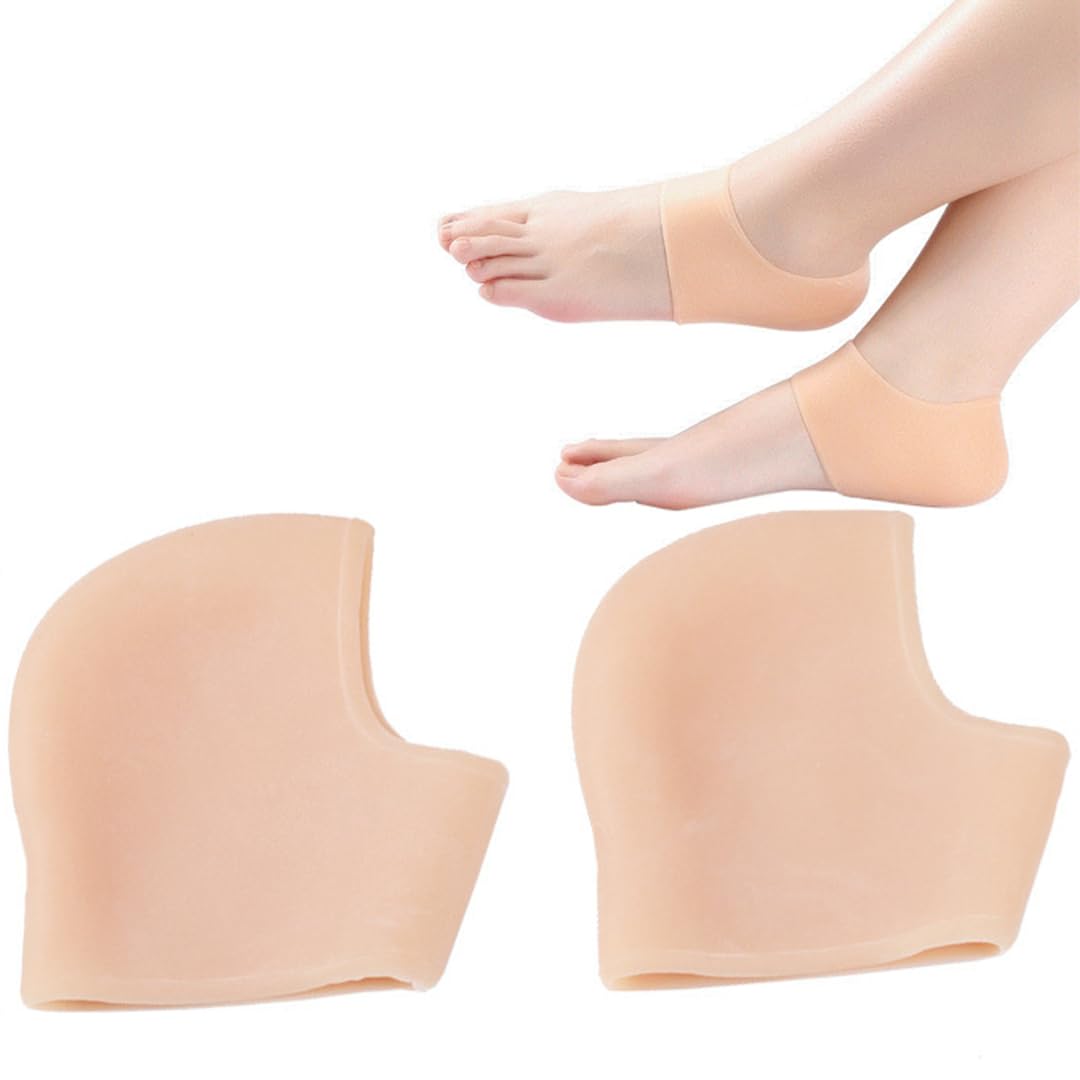 Solette magnetiche massaggianti Cuscinetti in Gel for Talloni, Nuovo Materiale Ideale for dolori al Tallone, Talloni secchi e screpolati, tendinite d'Achille, for Uomini e Donne.(Skin)
