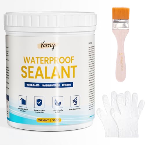 Comparison: Best Material For Outdoor Kitchen Countertops 6 Water-Based Transparent Waterproof Sealant, Invisible Liquid Adhesive, Anti-Leakage Waterproof Coating, Indoor & Outdoor Walls, Bathroom, Kitchen, Garden Leak Sealant (10.5oz)