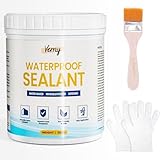 Water-Based Transparent Waterproof Sealant, Invisible Liquid Adhesive, Anti-Leakage Waterproof Coating, Indoor & Outdoor Walls, Bathroom, Kitchen, Garden Leak Sealant (10.5oz)