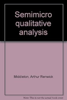 Hardcover Semimicro Qualitative Analysis Book