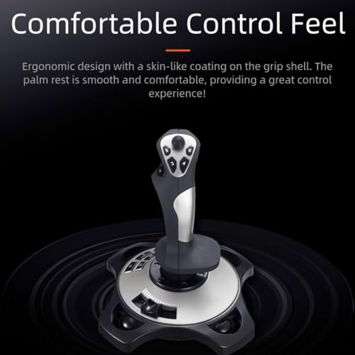 Manette de simulateur de vol pour PC compacte pour corriger le manque de précision - 7