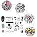 Engine Motor Kit 100CC 2-Stroke Gas Petrol Motorized Bike Bicycle Motor Engine Kit Full Set DIY Upgrade Bike Bicycle Conversion Kit (36 Tooth Sprocket)