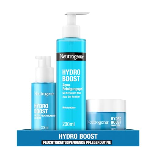 Neutrogena Hydro Boost Skincare Set mit Reiniungsgel, Serum und Gel Creme – Ansicht 1