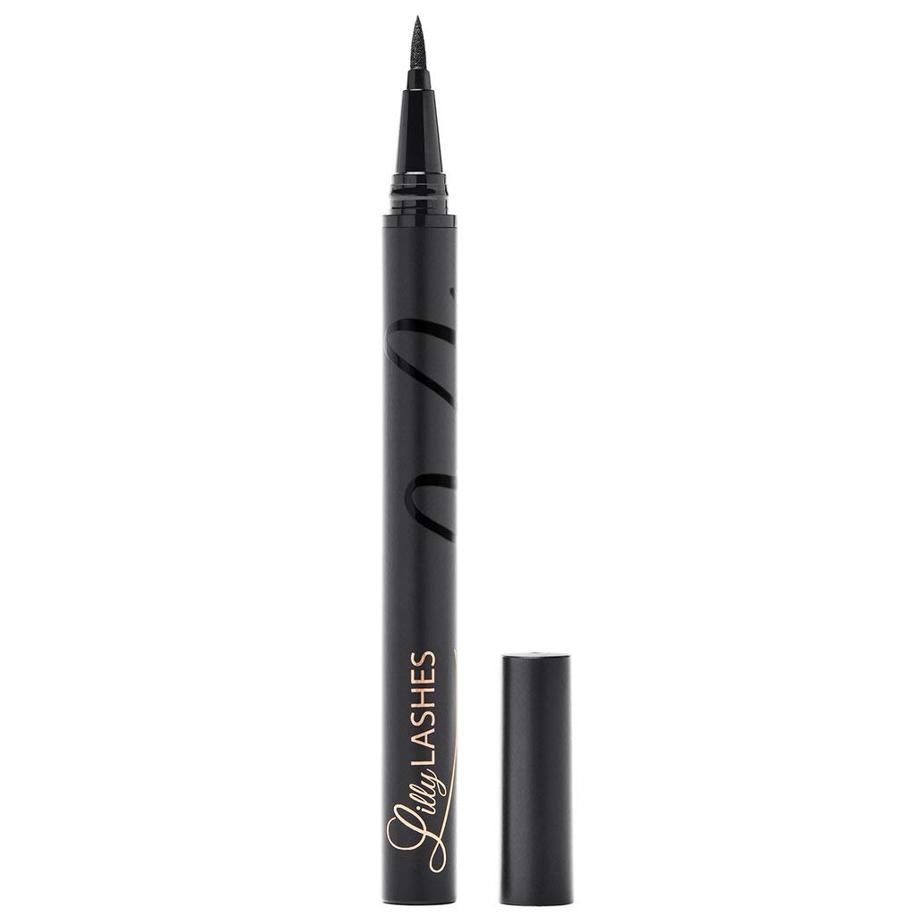Lilly LashesPower Liner - Black | 2-in-1 Eyeliner and Lash Adhesive| All-Day, Waterproof Eyeliner | Smudgeproof Eyeliner | Natural Eyeliner and Adhesive