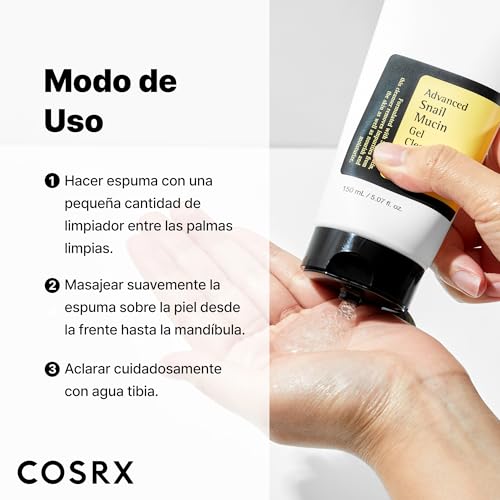 COSRX Advanced Snail Mucin Gel Cleanser (150 ml) - imagen 7