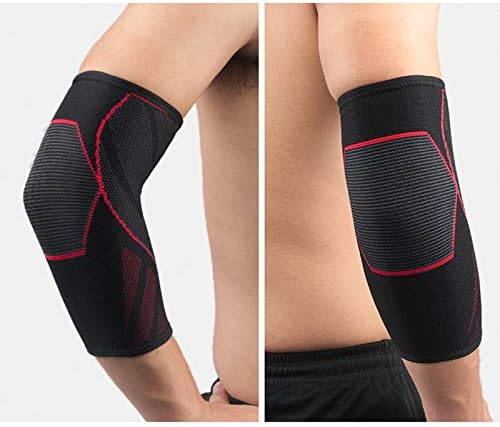1 PCS Adjustable Elastic Knitted Fabric Elbow Support Pads Basketball Running Riding Arm Sleeve Warmers Guards Protector