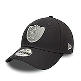 New Era Las Vegas Raiders NFL Cap Basecap 9Forty verstellbar American Football Kappe Pop Logo grau - One-Size