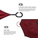 MRTLLOA 40/49/56 Inch Oversize Windproof Inverted Reverse Upside Down Umbrella, Golf Size Rain Umbrella, Double Layer, C-Shaped Handle for Men, Women and Kids (Wine Red, 49 Inch)