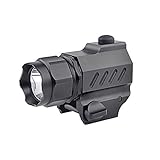 TrustFire G01 LED Tactical Flashlight 2-Mode 210LM Pistol Handgun Torch Light Weather-proof Handheld Flashlights for Picatinny MIL-STD-1913 STANAG 2324 Rail