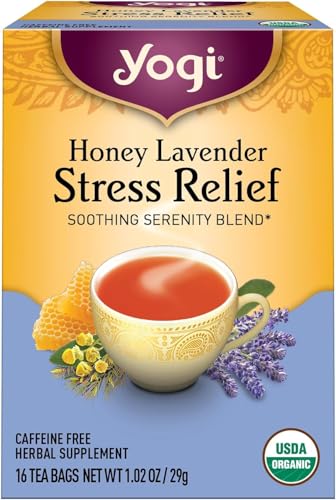 Yogi Tea Herbal Stress Relief, Honey Lavender 16 ct