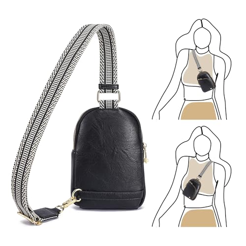 Image of INICAT Small Travel Purse,Anti Theft Crossbody Bag for Women | RFID Blocking, 8 Card Slots,Secure Back Zipper Pocket,Sling Style