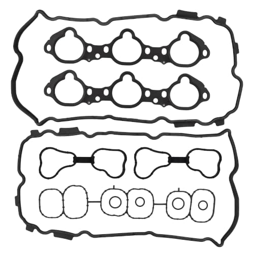 Image of Engine Valve Cover and Intake Engine Manifold Gasket Set Fit for Nissan Infiniti Vehicle 3.5L V6 2007-2024 Altima Maxima Murano Pathfinder Quest 2014-2016 QX60 JX35 Replace# MS97143 VS50770R